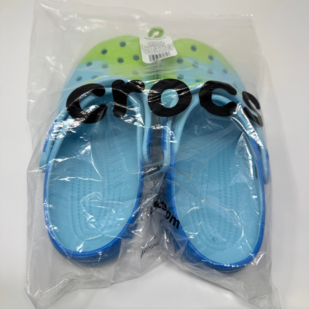 Crocs Classic Clog Comfort Slip On Casual‎ Shoes Arctic Multi Mens Size 9 208275